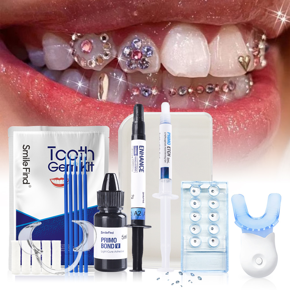 Tooth Gem Kit - Diy dente gem kit diamante cola