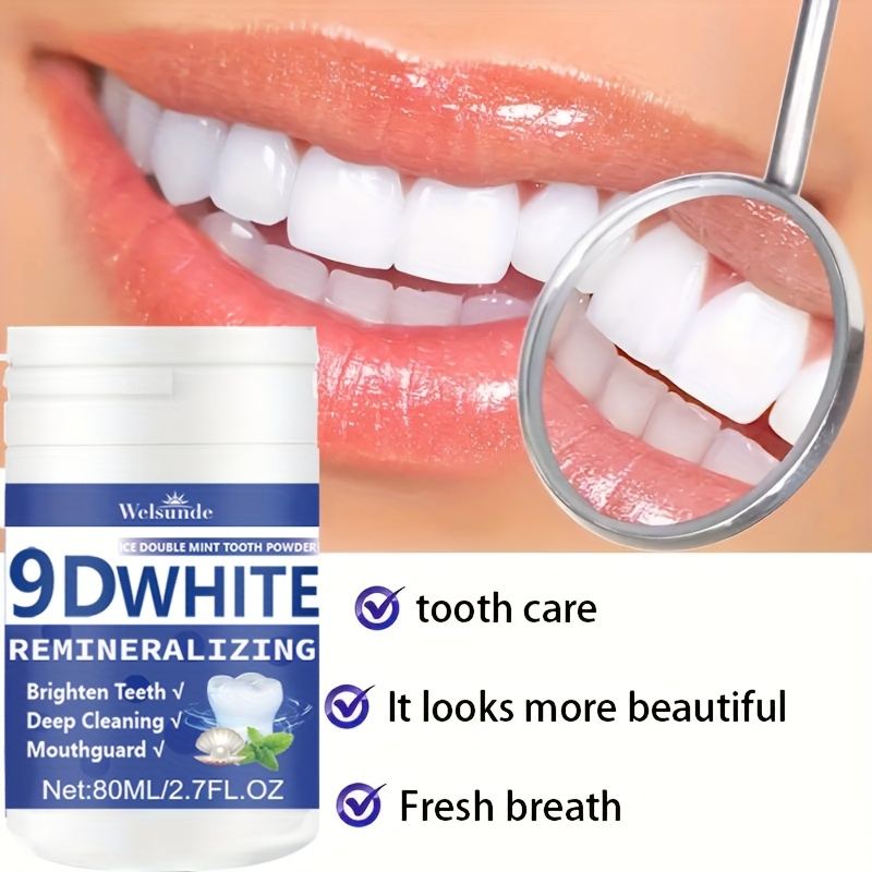 Teeth Whitening Singapore - Pó de dente hidroxapatite removinalizante branco
