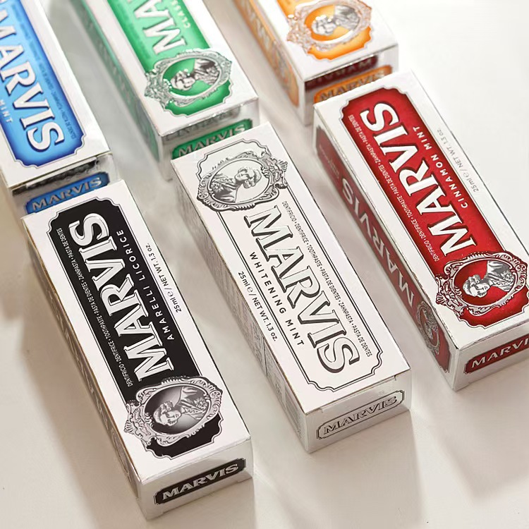 Teeth Whitening Marvis Toothpaste - Pasta de Dente Marvis da Itália,