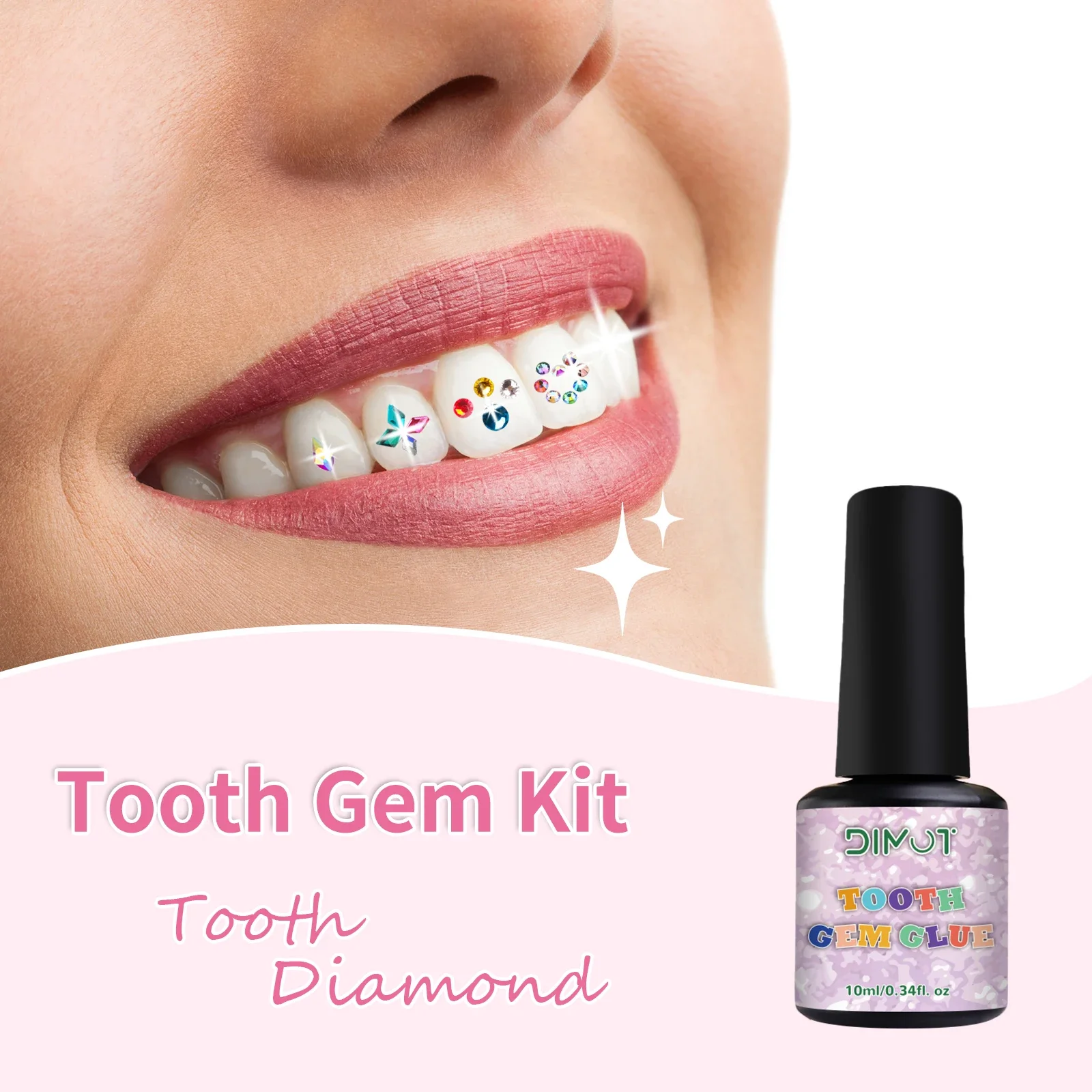 Kit de jóias de dente diy kit  - Tooth Gem Kit avaliação e preço