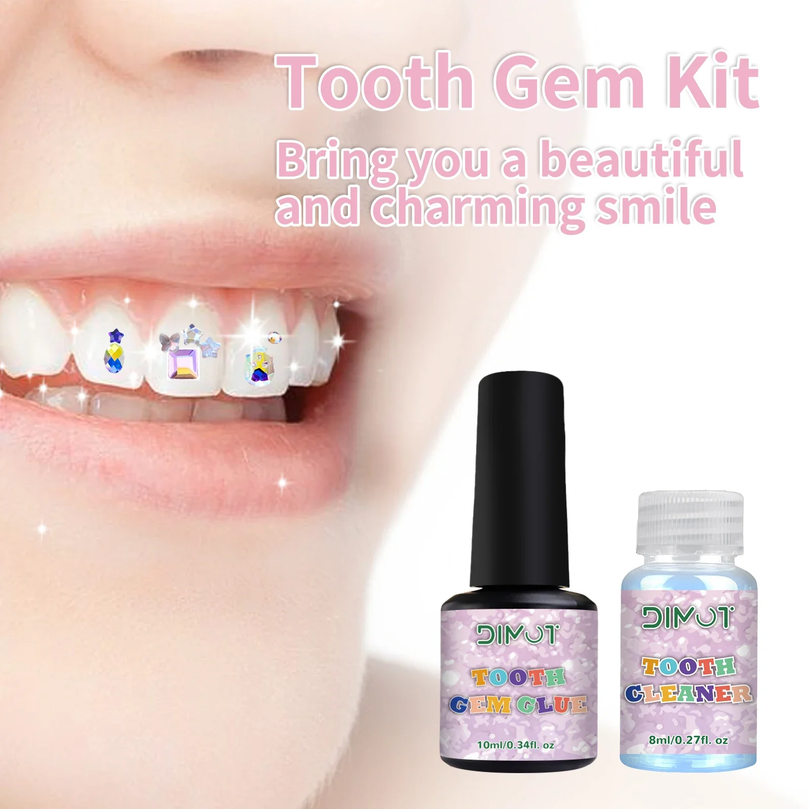 Kit de jóias de dente diy kit  - Tooth Gem Kit avaliação e preço