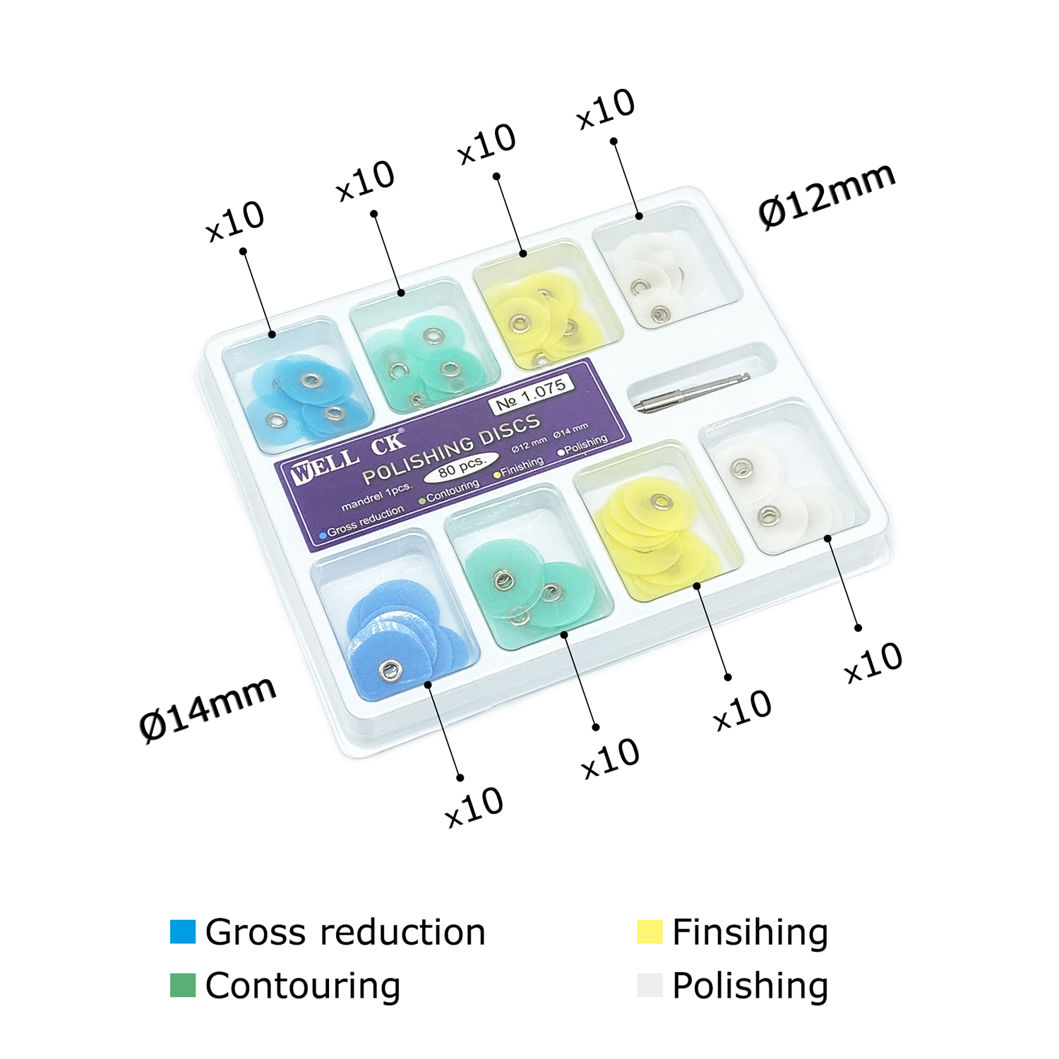 Well ck 40/80 pçs discos de po - Whitening Teeth Dentist avaliação e preço