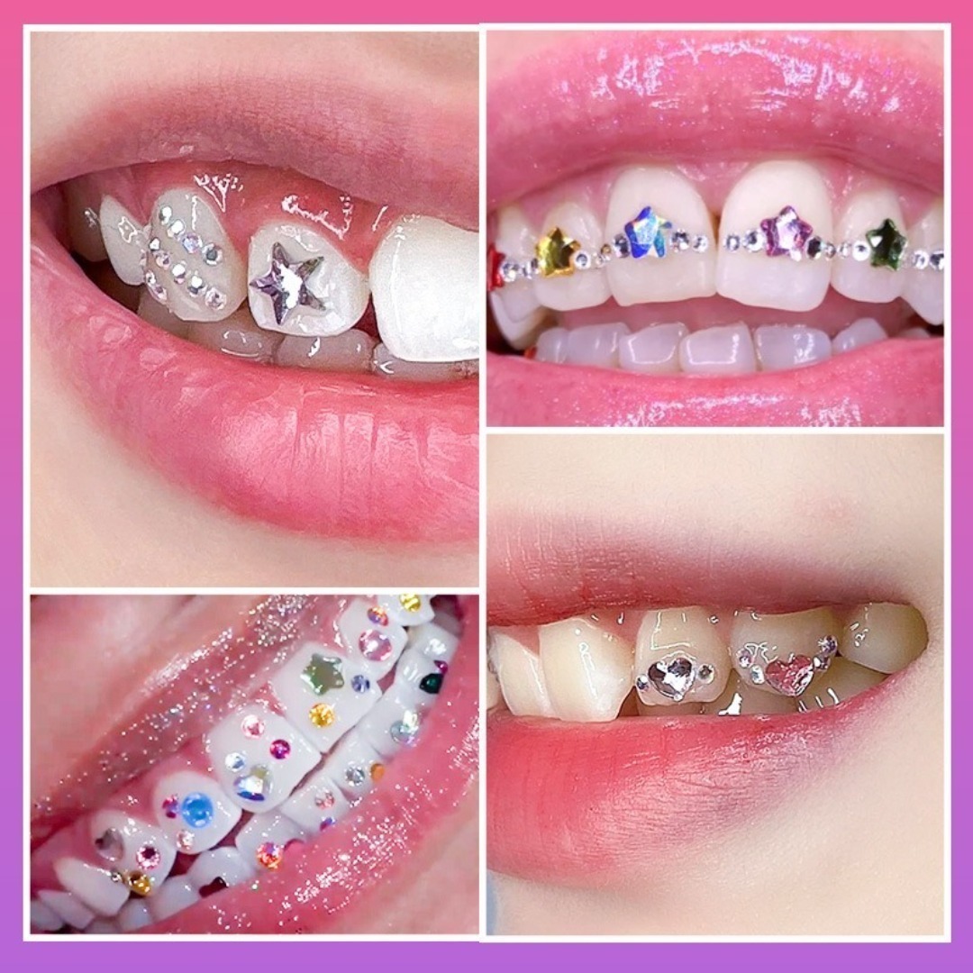 Diy dente gem kit jóias gemas  - Tooth Gem Kit avaliação e preço