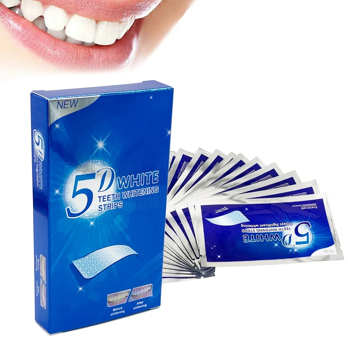 Tiras de Gel Clareador Dental  - Teeth Whitening Singapore avaliação e preço