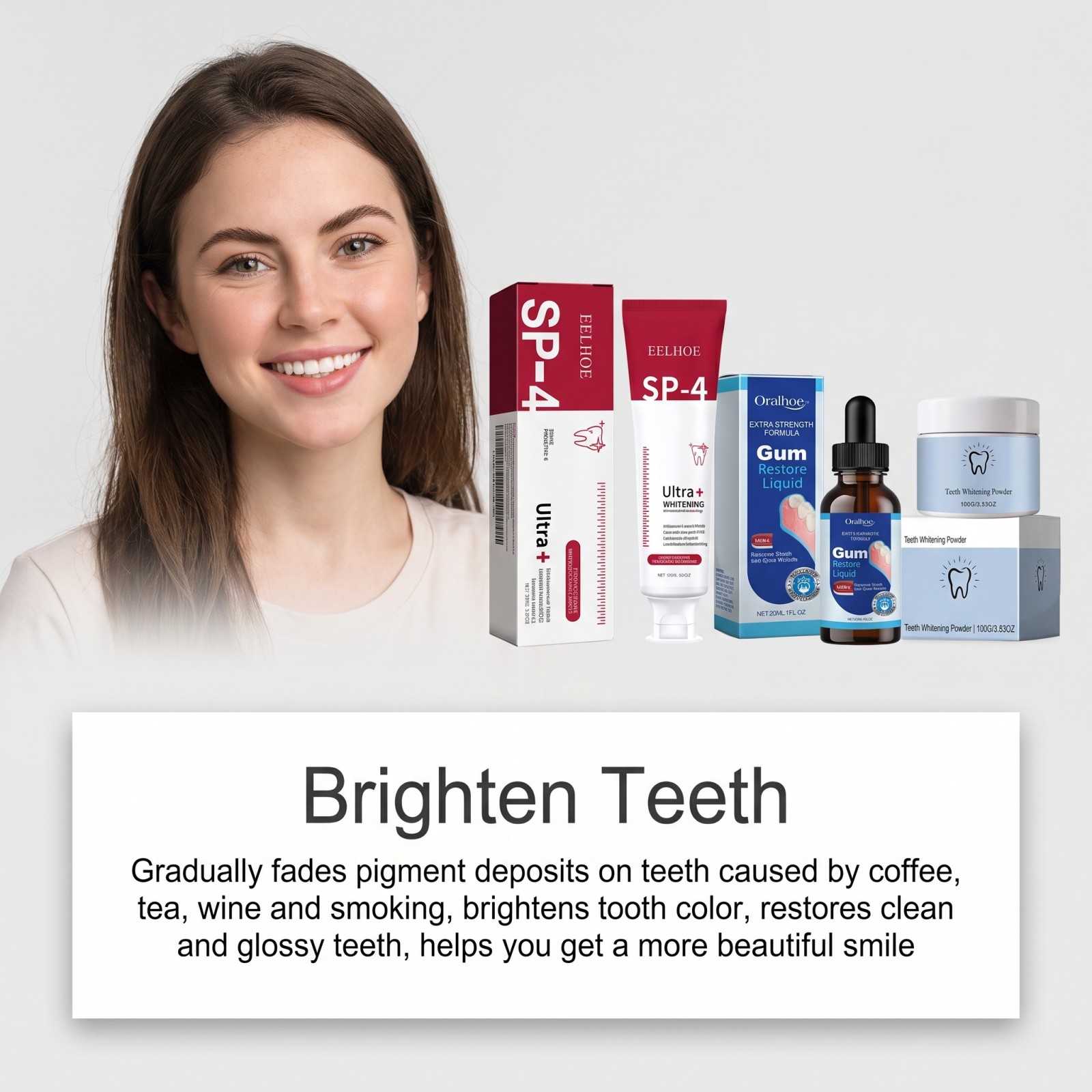 Kit de Cuidados Bucais: Pasta  - Teeth Whitening Singapore avaliação e preço