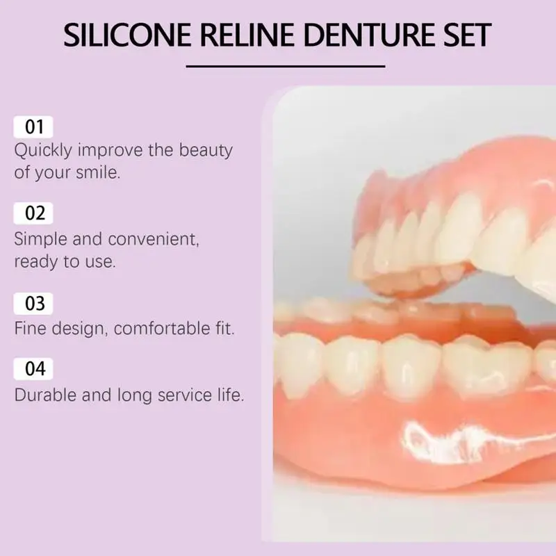 Conjunto de dentadura de silic - Teeth Whitening Products avaliação e preço