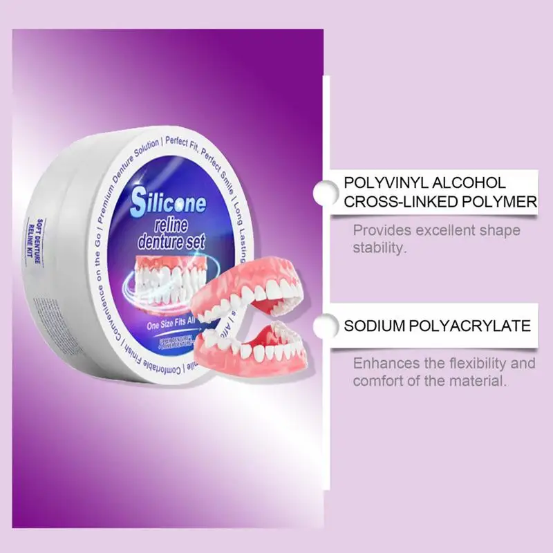 Conjunto de dentadura de silic - Teeth Whitening Products avaliação e preço