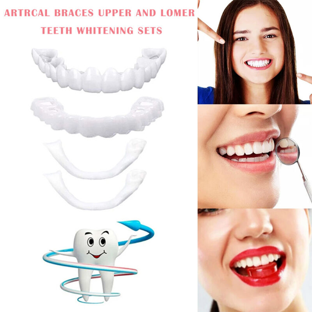4-6 pares de dentaduras de man - Teeth Whitening Mask avaliação e preço