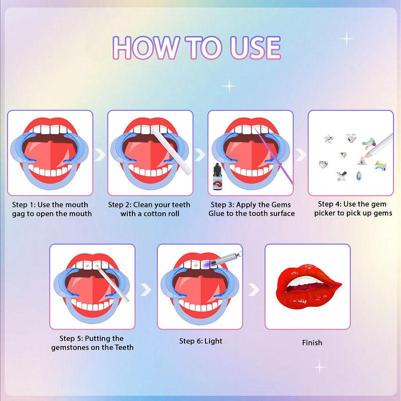 Joias Dentais, Conjunto de Cri - Tooth Gem Kit avaliação e preço