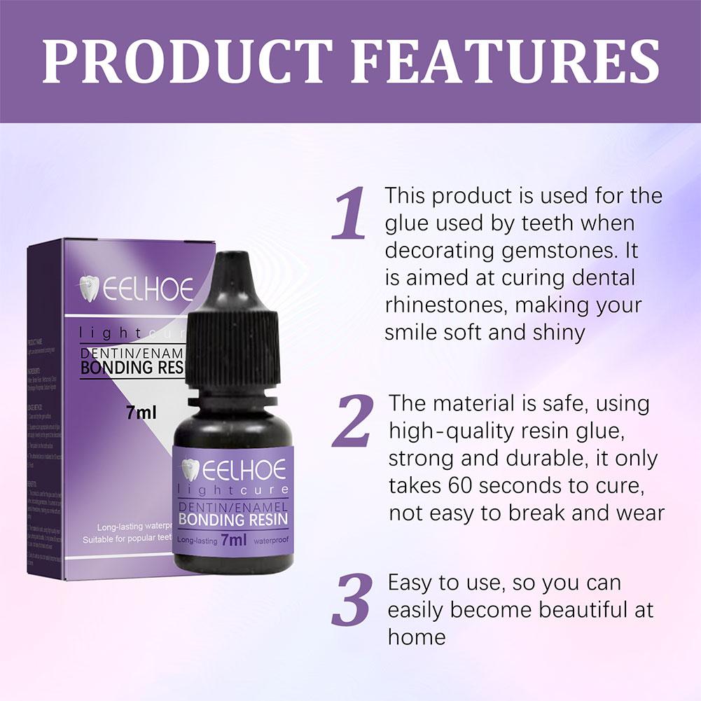 Cola de gema de dente adesivo  - Tooth Gem Kit avaliação e preço