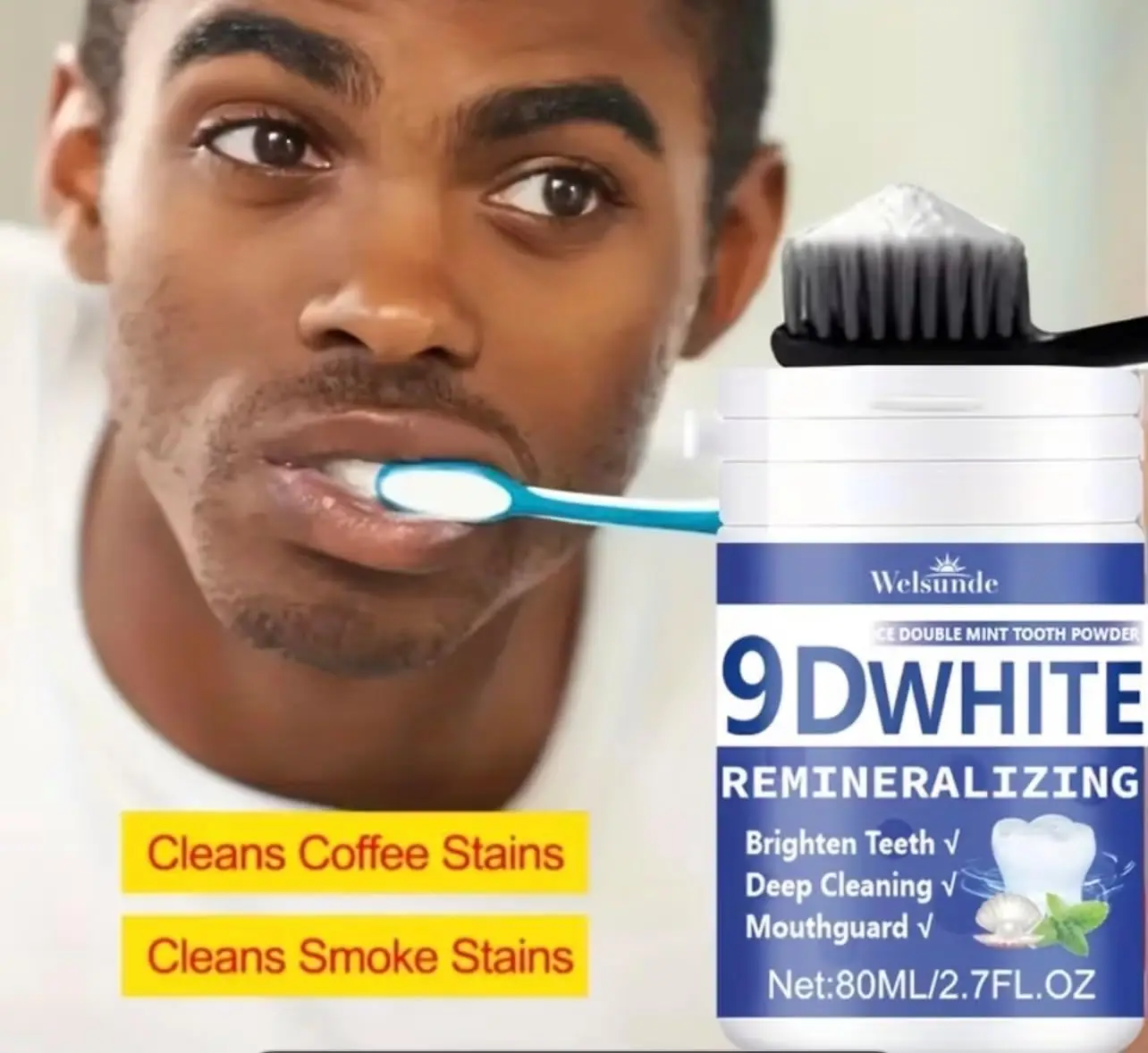 Pó Dental Remineralizante 9D c - Teeth Whitening Singapore avaliação e preço