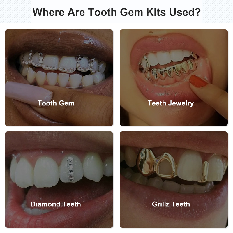 Conjunto de pedras preciosas p - Tooth Gem Kit avaliação e preço