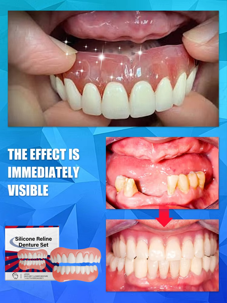 Dentes falsos silicone superio - Teeth Whitening Mask avaliação e preço