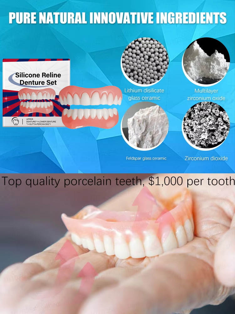 Dentes falsos silicone superio - Teeth Whitening Mask avaliação e preço