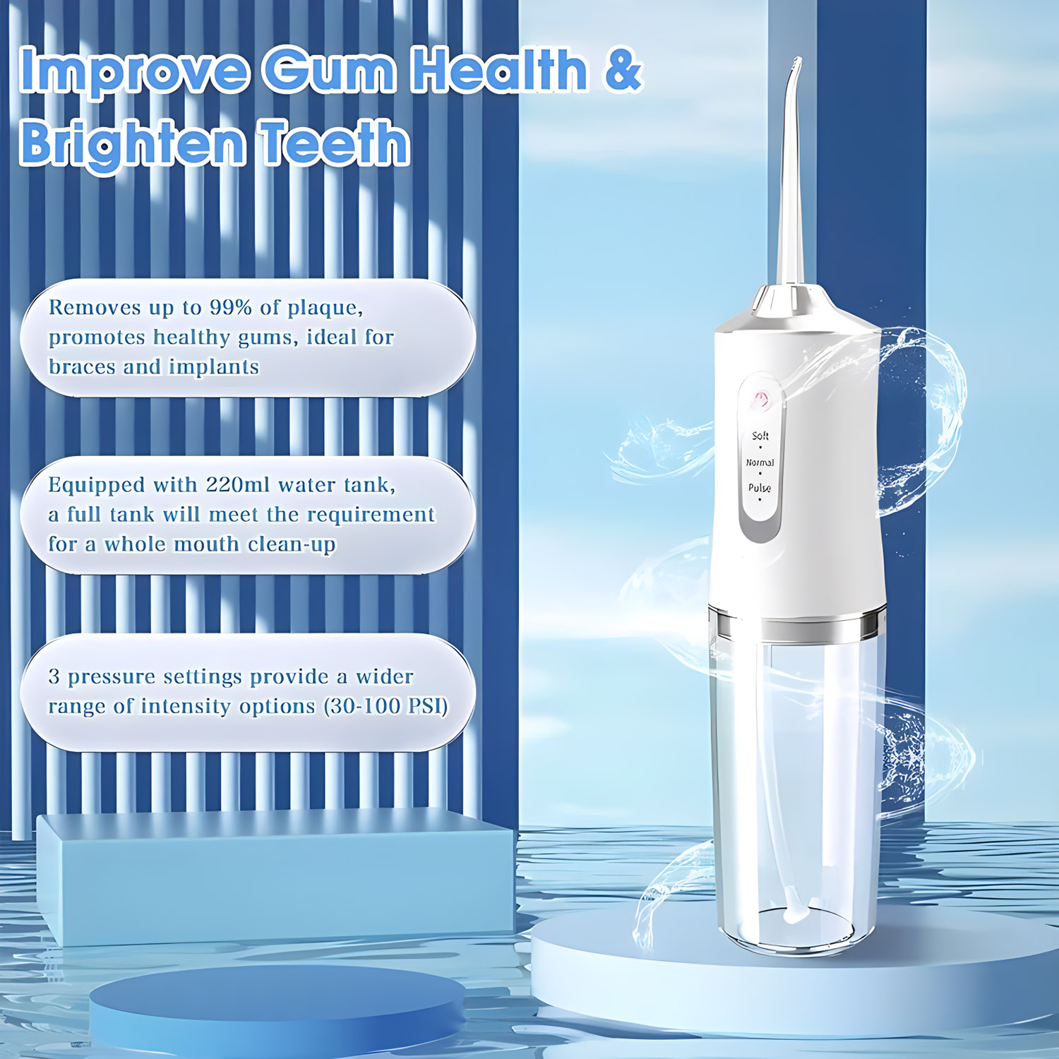Irrigador Oral Portátil Recarr - Teeth Whitening Products avaliação e preço